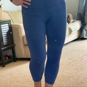 Blue leggings